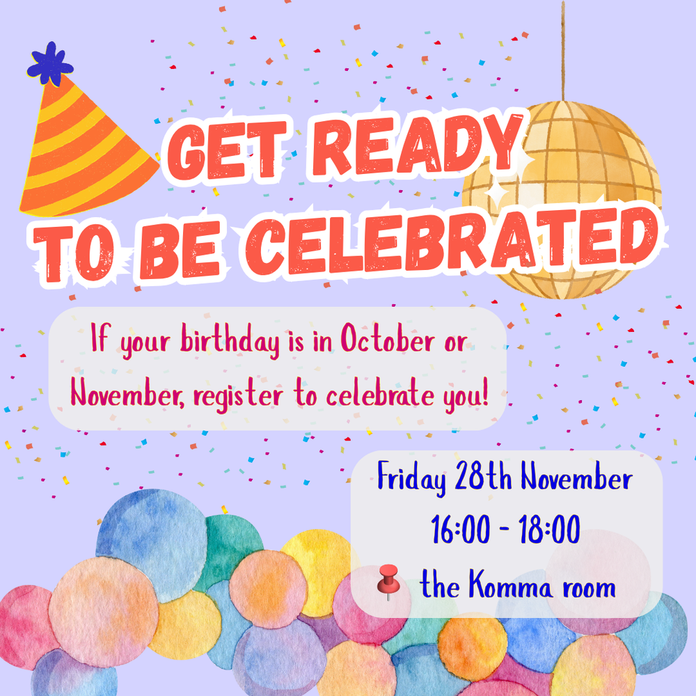 Get ready to be celebrated! 🎂
